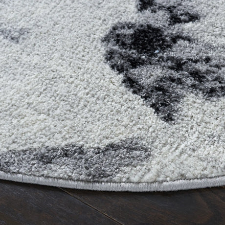 Safavieh Adirondack 6'-0" x 6'-0" Rug in Grey / Black