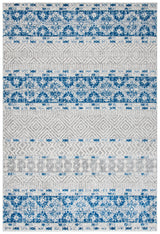 Safavieh Madison 700 4'-0" x 6'-0" Rug in Silver / Navy
