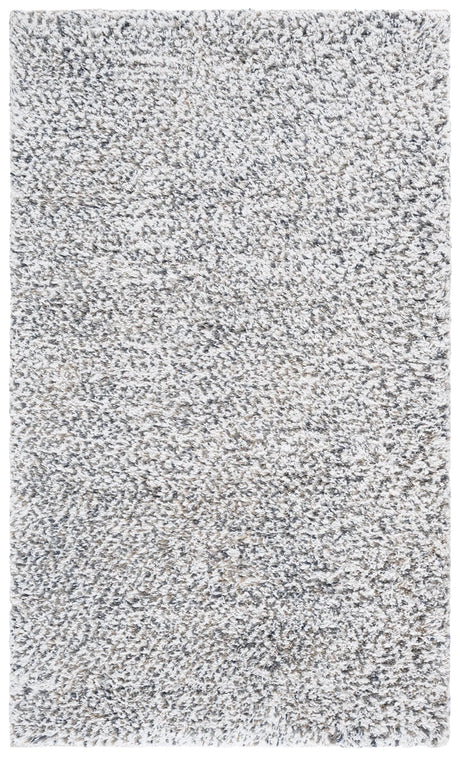 Safavieh Berber 3'-0" x 5'-0" Rug in Ivory / Dark Grey