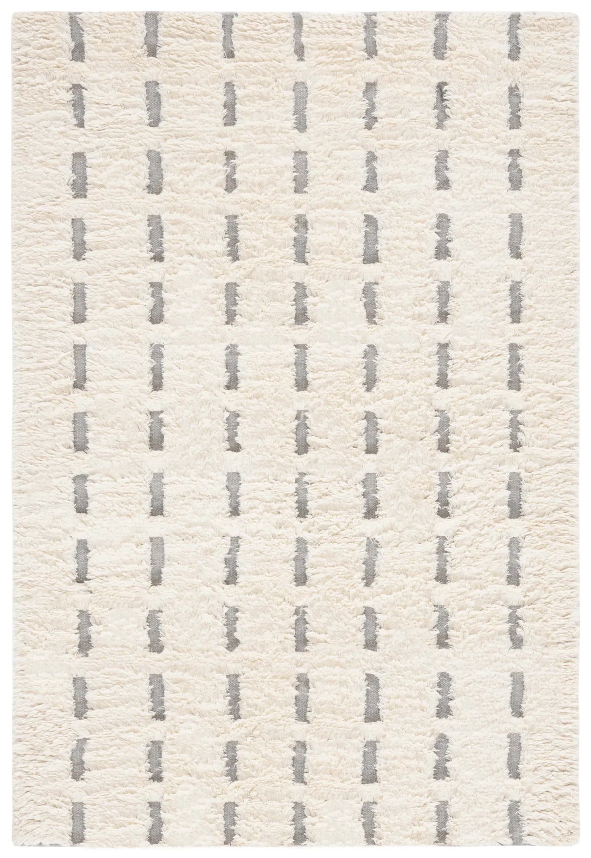 Safavieh Casablanca 4'-0" x 6'-0" Rug in Grey / Ivory
