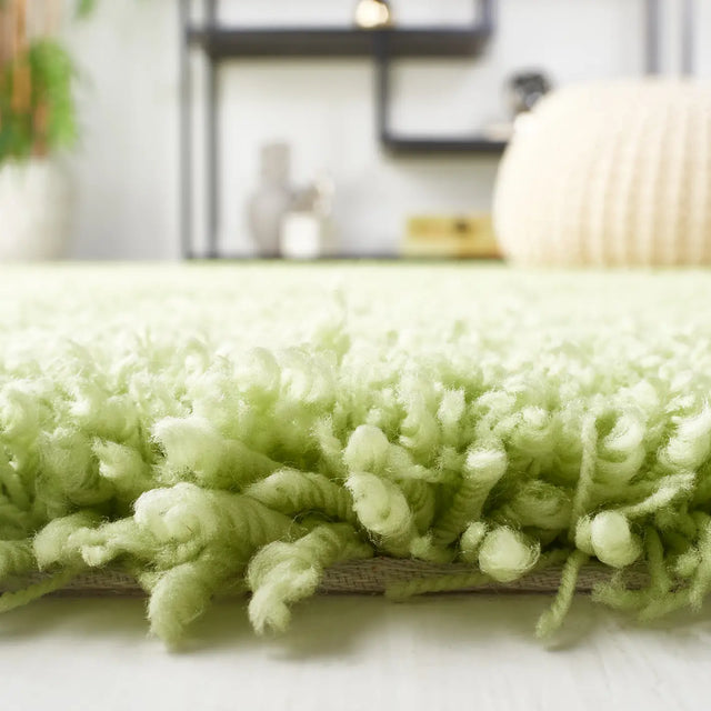 Safavieh Shag 4'-0" x 6'-0" Rug in Lime / Green