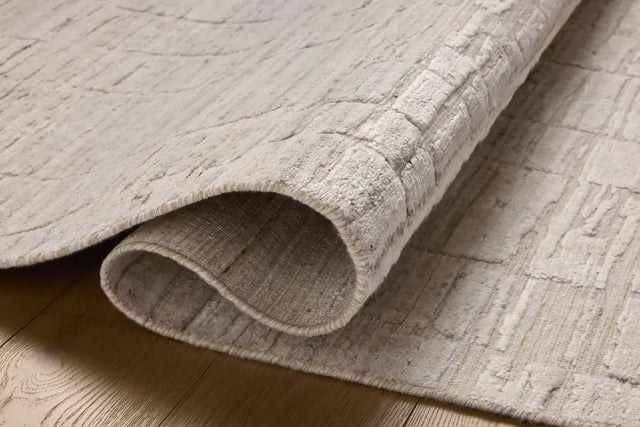 Jean Stoffer x Loloi Daniel DAN-01 Antique Ivory Rug - pile height