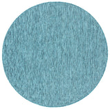Safavieh Courtyard 6'-7" x 6'-7" Rug in Grey / Aqua