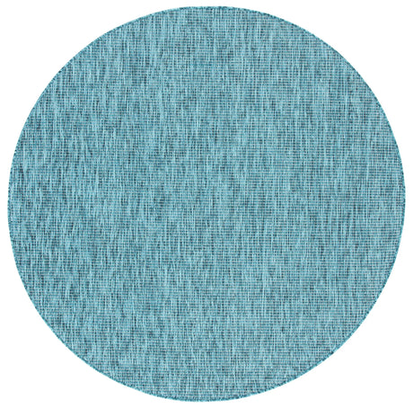 Safavieh Courtyard 6'-7" x 6'-7" Rug in Grey / Aqua