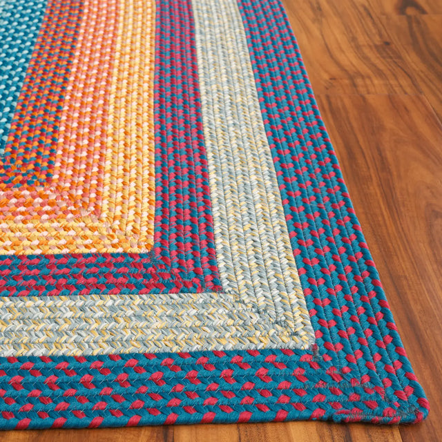 Safavieh Braided 4'-0" x 6'-0" Rug in Red / Orange