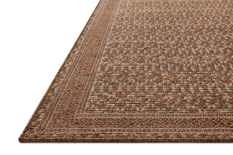 Loloi Merrick Mer-08 Natural/Fiesta Rug - rug corner