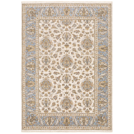 Oriental Weavers Sphinx Maharaja 5091Z Ivory/Blue Rugs - main flat