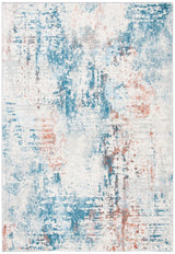 Safavieh Tulum 4'-0" x 6'-0" Rug in Ivory / Dark Blue