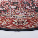 Safavieh Tucson 5'-0" x 5'-0" Rug in Rust / Green