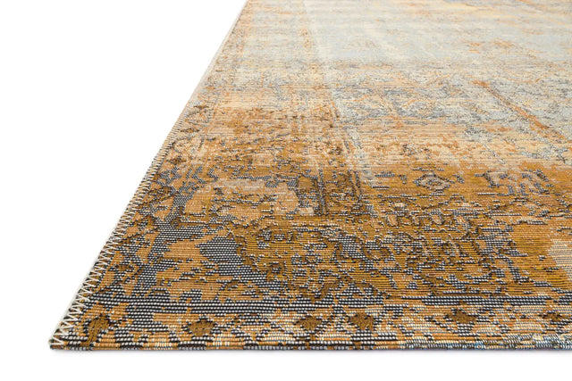 Loloi Mika Mik-11 Ant. Ivory / Copper Rugs - rug corner