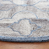 Safavieh Abstract 6'-0" x 6'-0" Rug in Blue / Brown