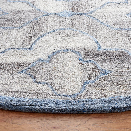 Safavieh Abstract 6'-0" x 6'-0" Rug in Blue / Brown