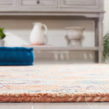 Safavieh Blossom 4'-0" x 6'-0" Rug in Rust / Blue