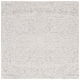Safavieh Ebony 6'-0" x 6'-0" Rug in Ivory / Silver