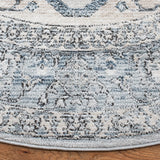 Safavieh Oregon 800 6'-7" x 6'-7" Rug in Light Blue / Ivory