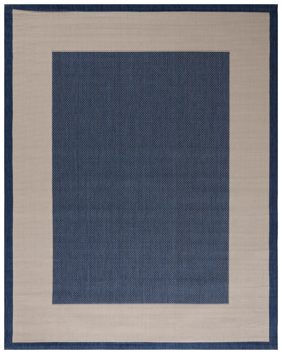 Safavieh Courtyard 10'-0" x 14'-0" Rug in Navy / Beige
