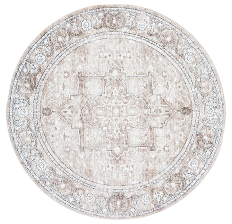 Safavieh Jasmine 5'-3" x 5'-3" Rug in Ivory / Beige