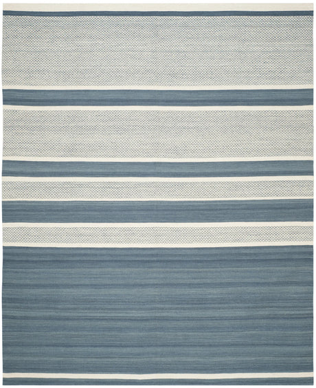 Safavieh Kilim 8'-0" x 10'-0" Rug in Blue / Ivory