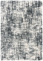 Safavieh Hudson Shag 4'-0" x 6'-0" Rug in Ivory / Dark Grey