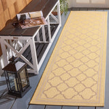Safavieh Courtyard 2'-3" x 8'-0" Rug in Gold / Beige