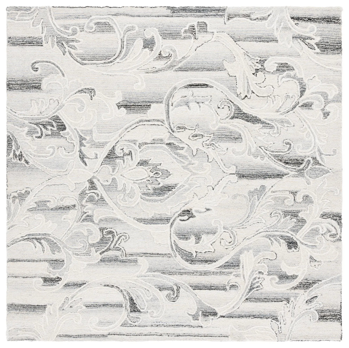 Safavieh Metro 6'-0" x 6'-0" Rug in Grey / Ivory