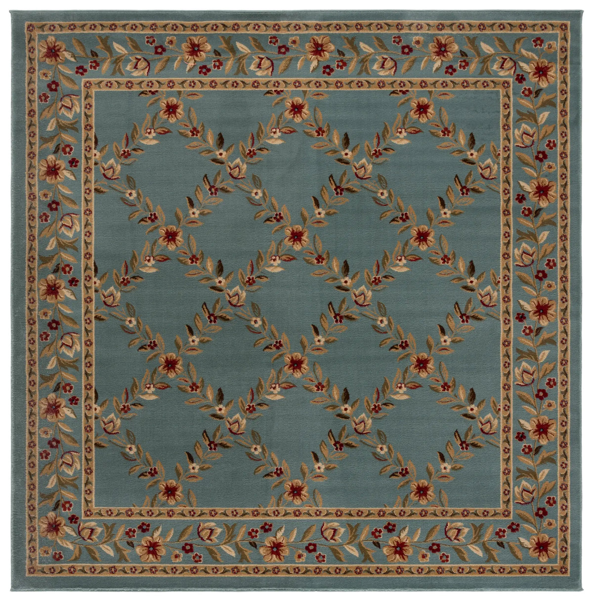 Safavieh Lyndhurst 6'-7" x 6'-7" Rug in Blue / Blue