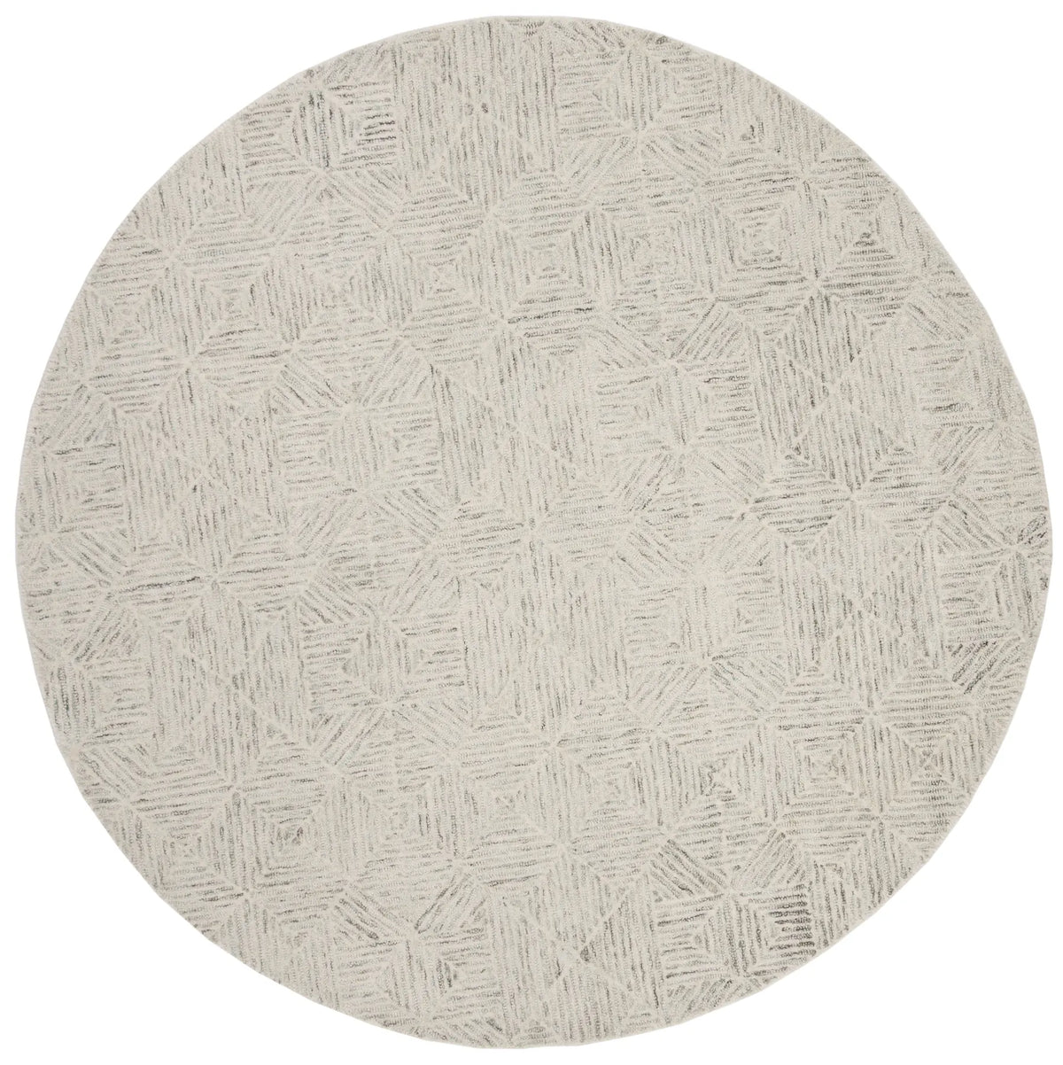 Safavieh Abstract 6'-0" x 6'-0" Rug in Ivory / Light Blue