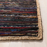 Safavieh Montauk 5'-0" x 8'-0" Rug in Black / Natural