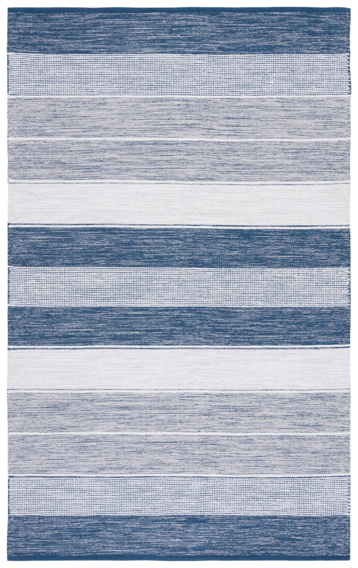 Safavieh Striped Kilim 4'-0" x 6'-0" Rug in Grey / Blue