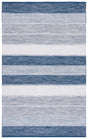 Safavieh Striped Kilim 4'-0" x 6'-0" Rug in Grey / Blue