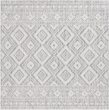 Safavieh Courtyard 6'-7" x 6'-7" Rug in Light Grey / Dark Grey