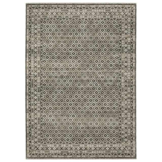 Oriental Weavers Sphinx Chamberlain CH03B Black Rugs - main flat