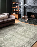 Loloi Rosette Ros-04 Steel/Graphite Rugs - room scene 2