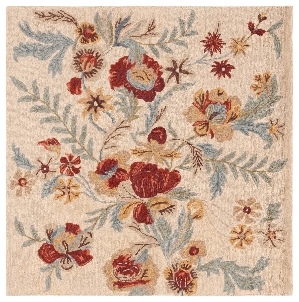Safavieh Blossom 6'-0" x 6'-0" Rug in Beige / Multi