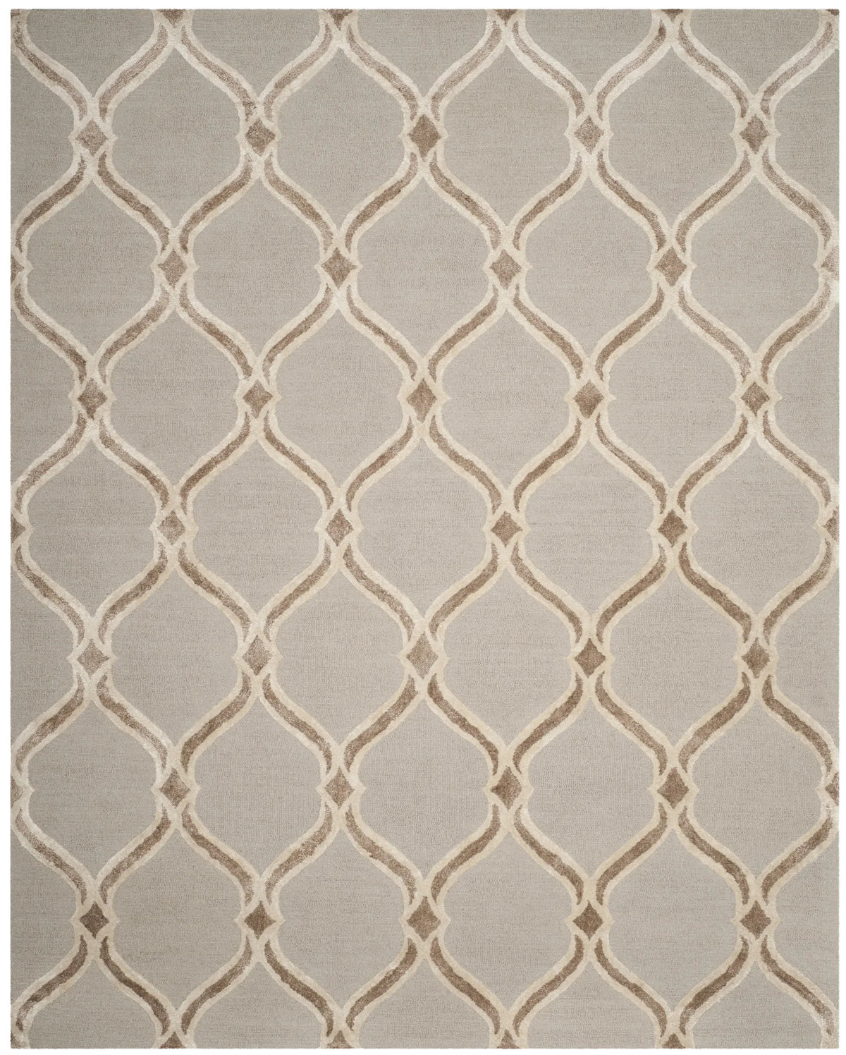 Safavieh Manchester 8'-0" x 10'-0" Rug in Taupe / Ivory