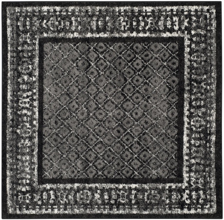 Safavieh Adirondack 6'-0" x 6'-0" Rug in Black / Silver