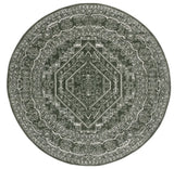 Safavieh Adirondack 6'-0" x 6'-0" Rug in Dark Green / Ivory