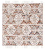 Safavieh Natura 6'-0" x 6'-0" Rug in Ivory / Red