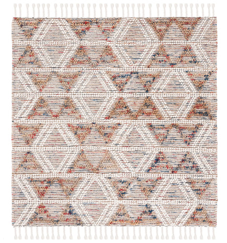 Safavieh Natura 6'-0" x 6'-0" Rug in Ivory / Red