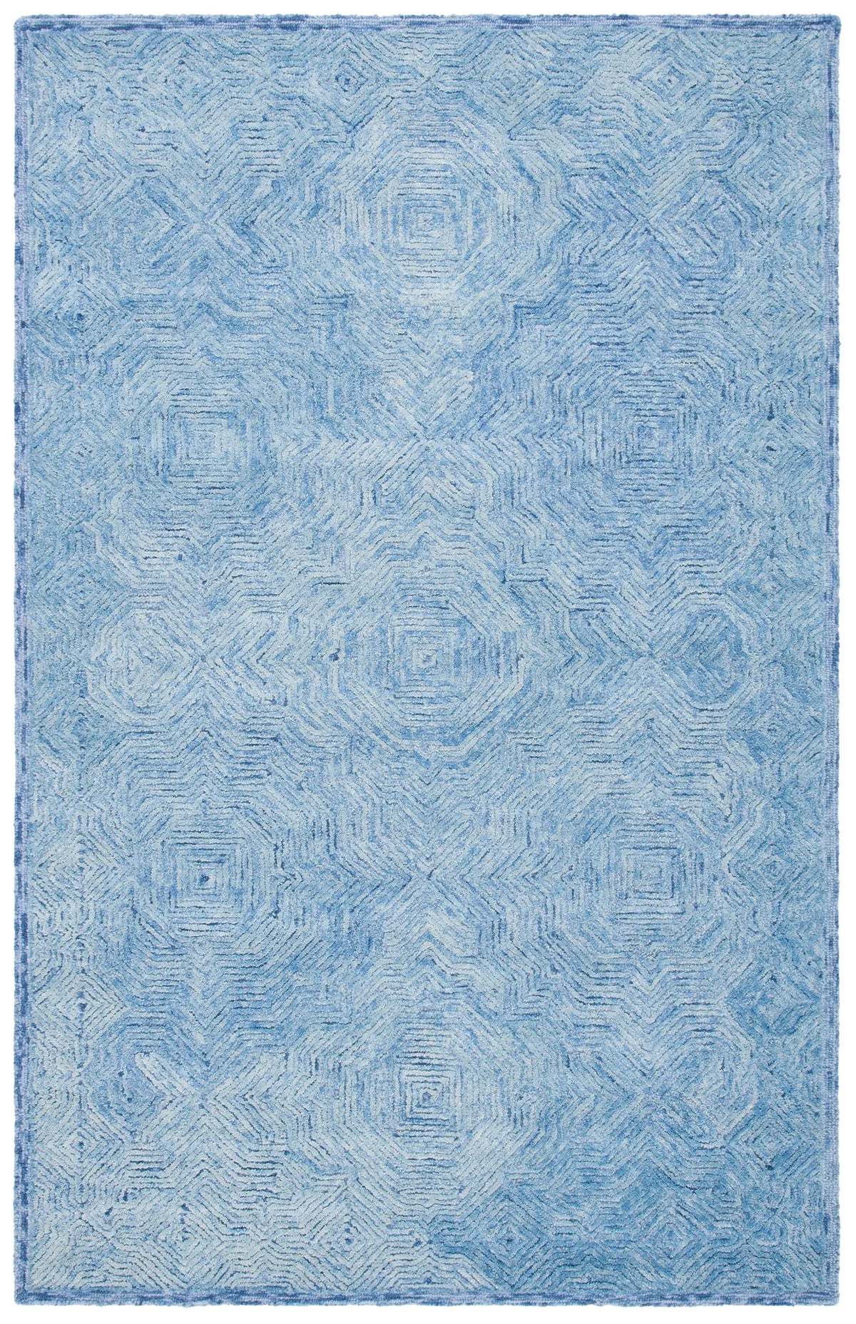 Safavieh Ikat 4'-0" x 6'-0" Rug in Blue