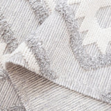 Safavieh Natura 4'-0" x 6'-0" Rug in Grey / Ivory