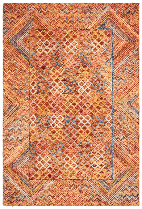 Safavieh Aspen 4'-0" x 6'-0" Rug in Gold / Pink