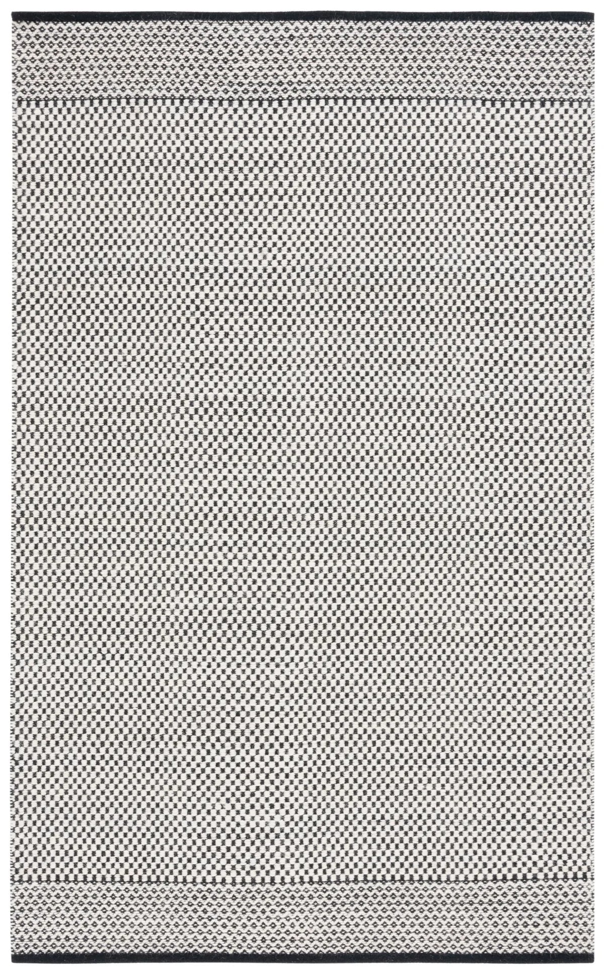 Safavieh Vermont 4'-0" x 6'-0" Rug in Black / Ivory