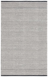 Safavieh Vermont 4'-0" x 6'-0" Rug in Black / Ivory