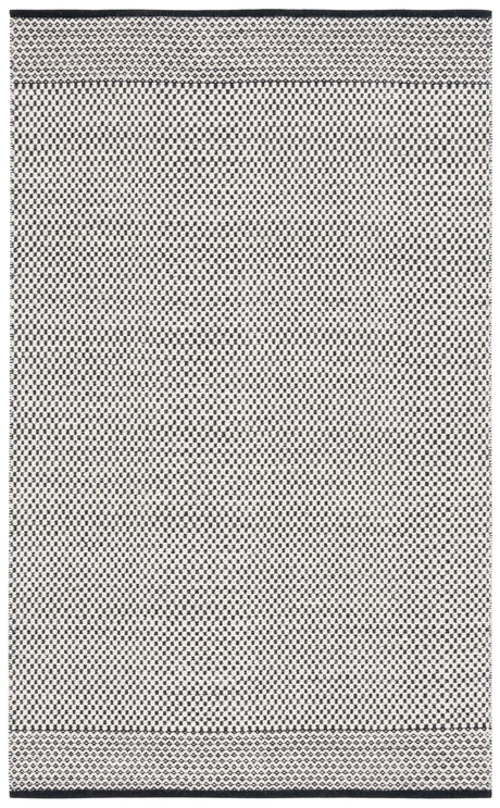 Safavieh Vermont 4'-0" x 6'-0" Rug in Black / Ivory