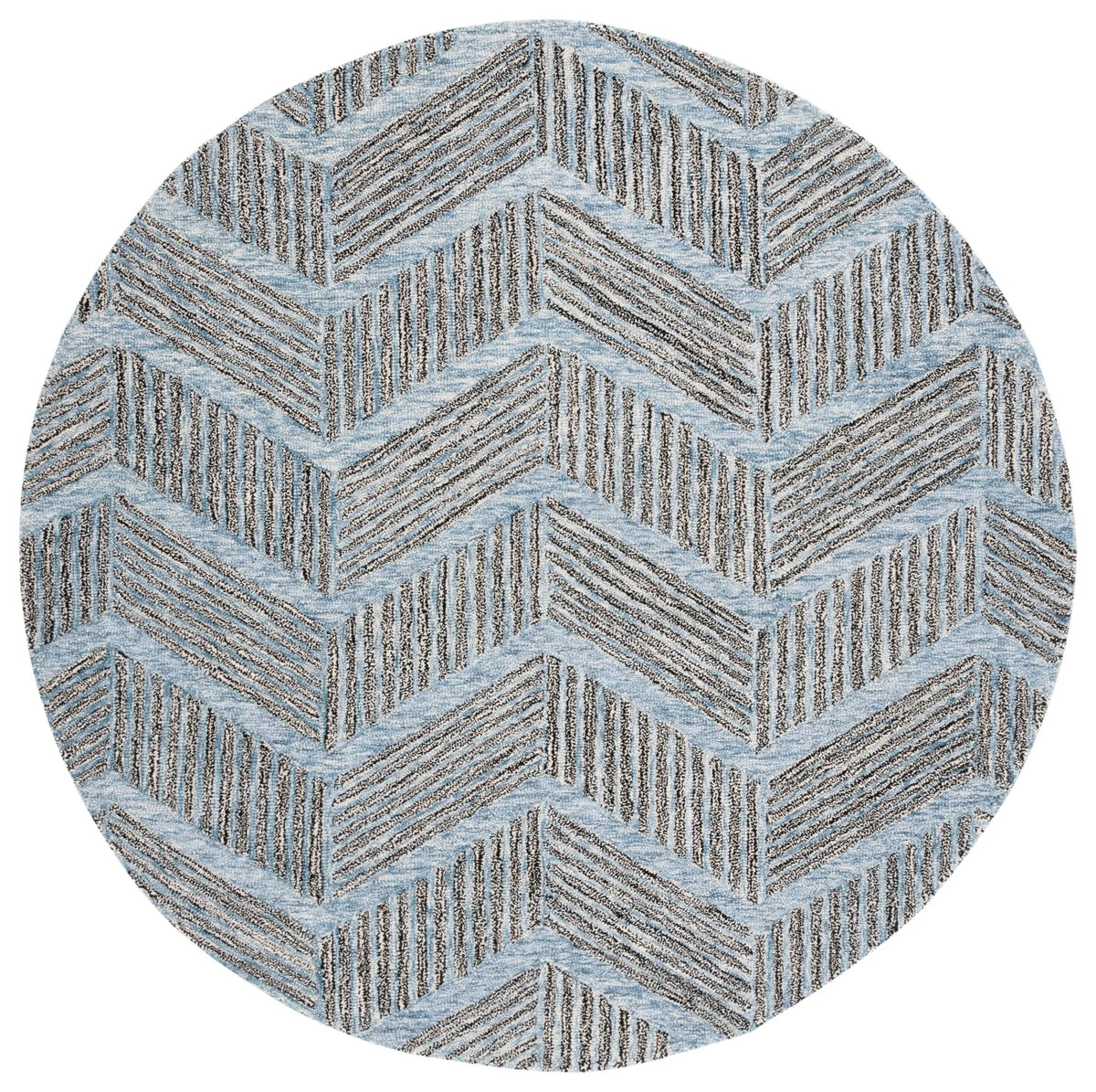 Safavieh Metro 6'-0" x 6'-0" Rug in Blue / Black