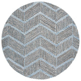 Safavieh Metro 6'-0" x 6'-0" Rug in Blue / Black