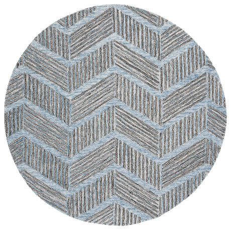 Safavieh Metro 6'-0" x 6'-0" Rug in Blue / Black