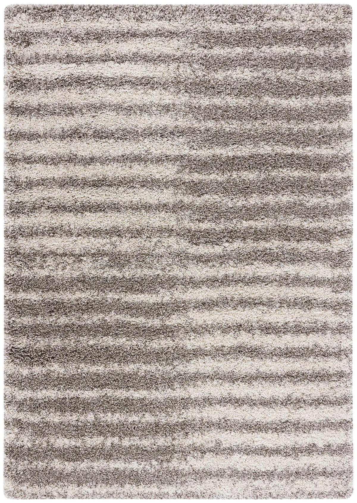 Safavieh Hudson Shag 4'-0" x 6'-0" Rug in Grey / Ivory