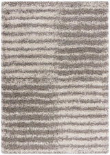 Safavieh Hudson Shag 4'-0" x 6'-0" Rug in Grey / Ivory